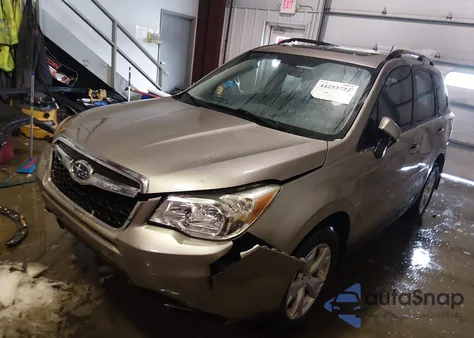 2015 Subaru Forester 2.5I Premium из США, поврежденный, VIN JF2SJADC0FH557941